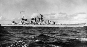 The Scharnhorst at Sea